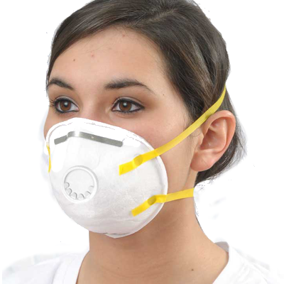 Deluxe N95 Disposable Dust and Mist Respirator w/Exhaust Valve