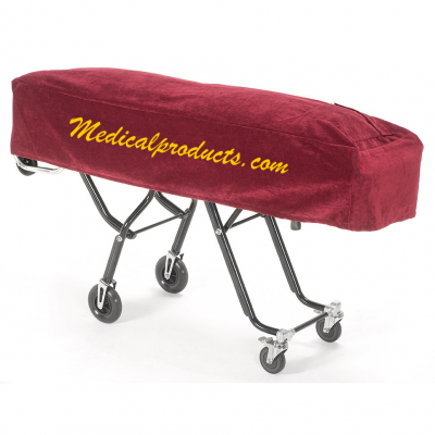 FirstCall Plush Fabric Cot Cover Burgundy